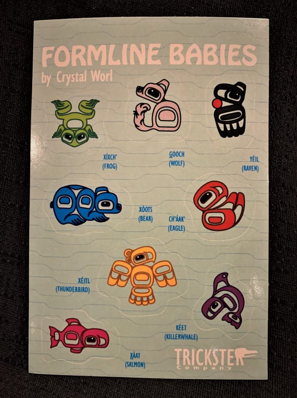 "Form-line Babies" Stickers