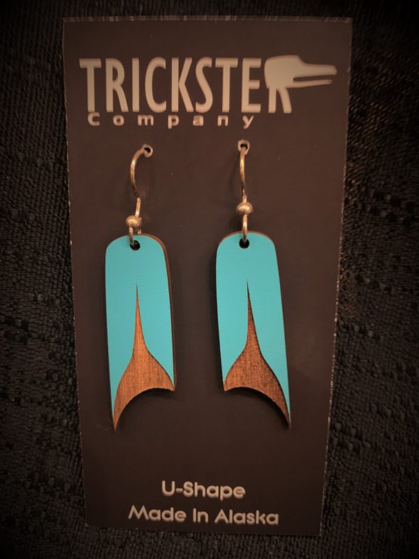 U-Shape Earrings (turquoise)