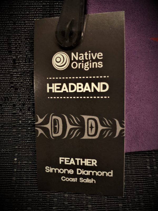 Headband- Feathers (purple)