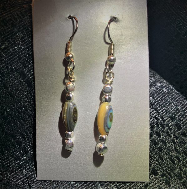 Abalone Bead Earrings