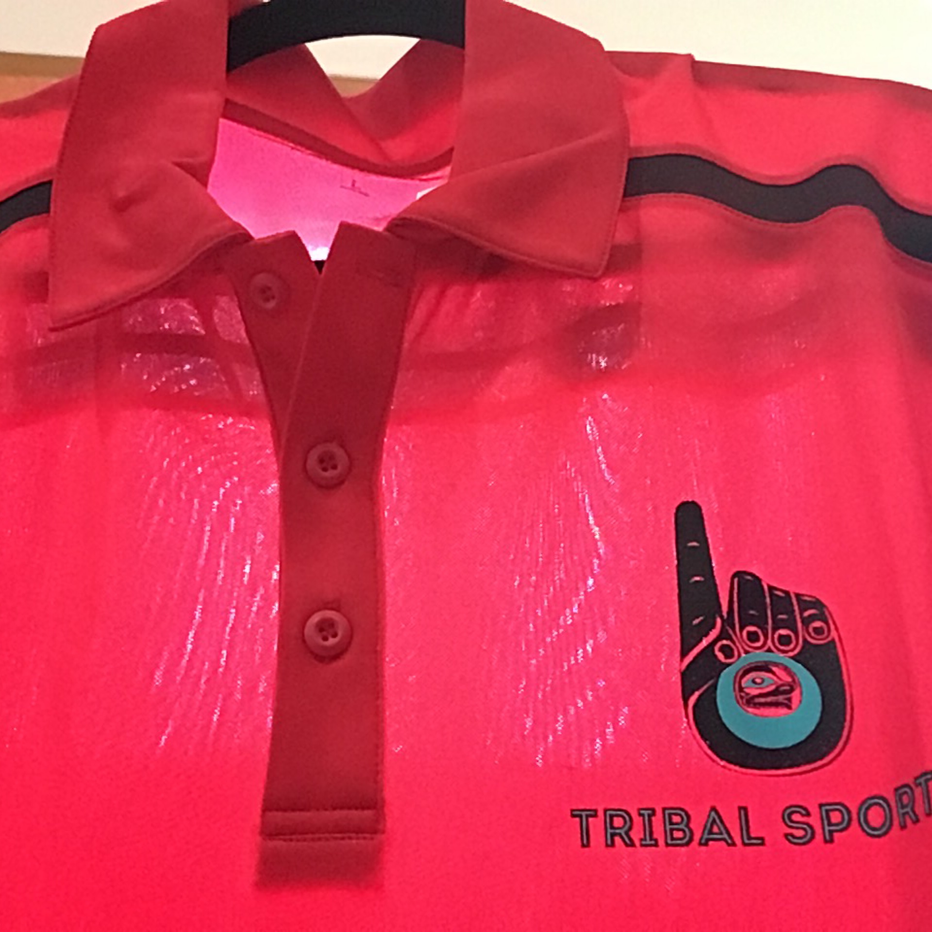 Red Tribal Sports Men’s Polo