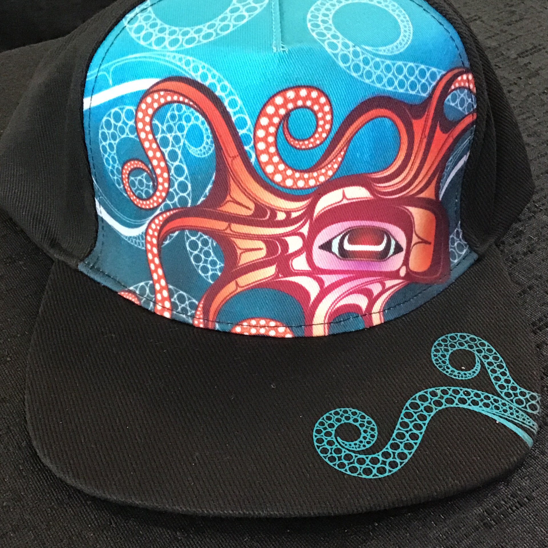 Snapback Hat Octopus