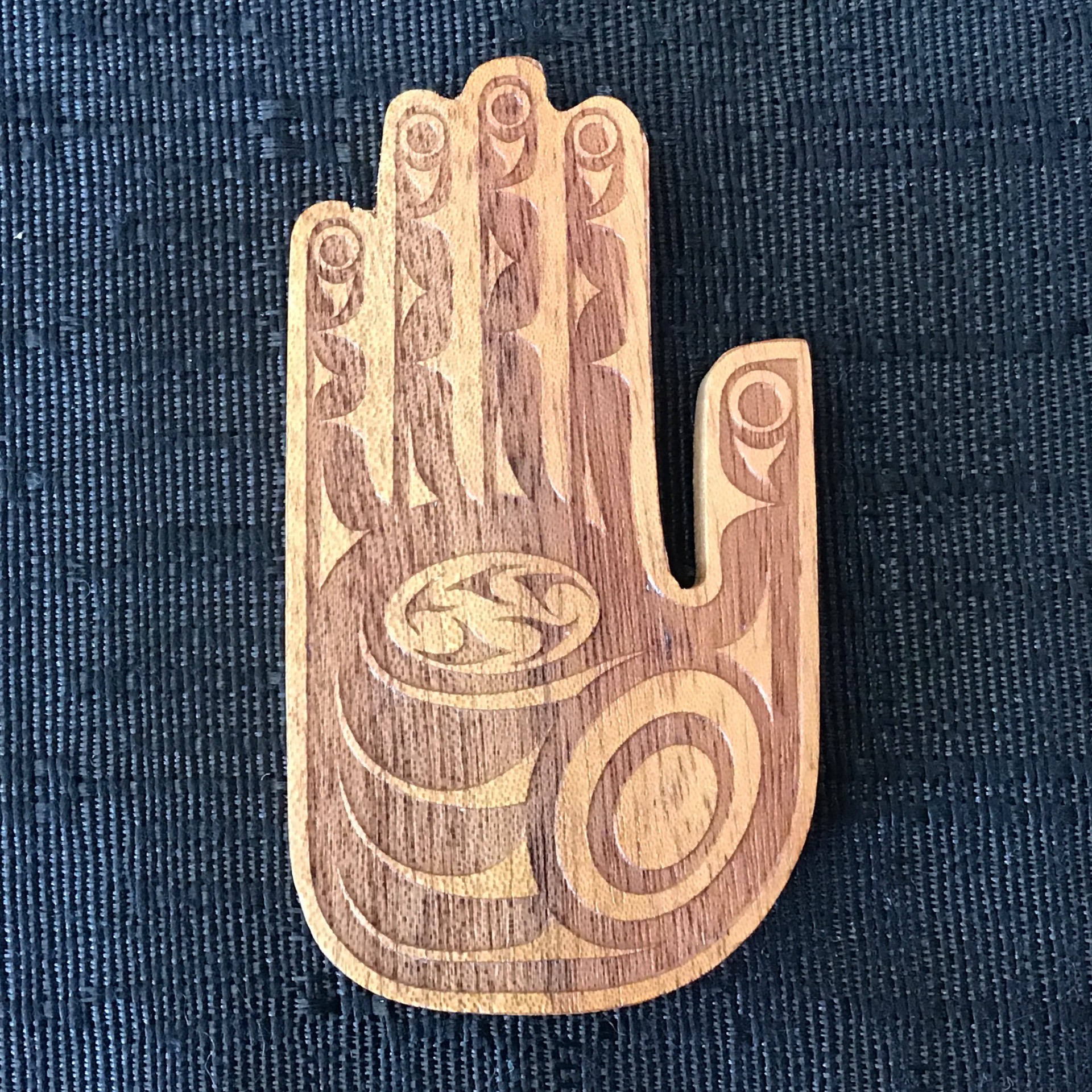 Spirit Wood Magnet- Healing Hand