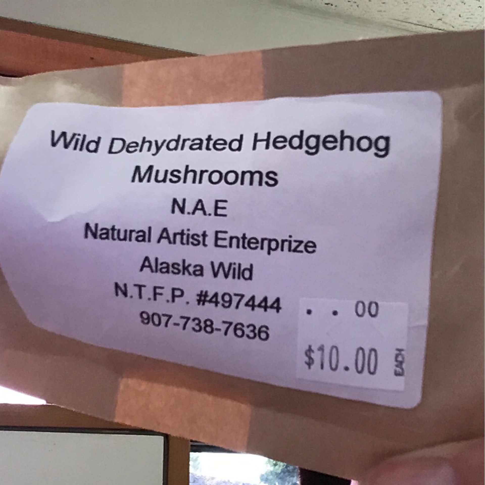 Hedgehog Dried Mushrooms